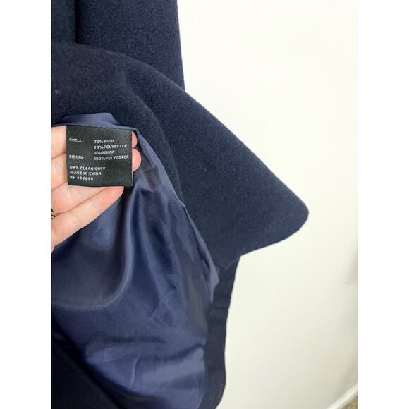 NWT Kimi + Kai Liz Wool Blend Walking Coat Long Button Up Maternity Size Small - Picture 10 of 11